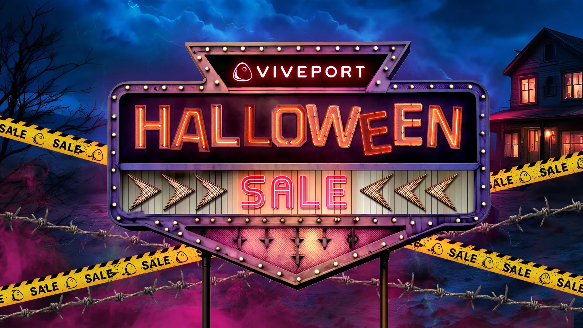 VIVERSE Halloween campaign artwork