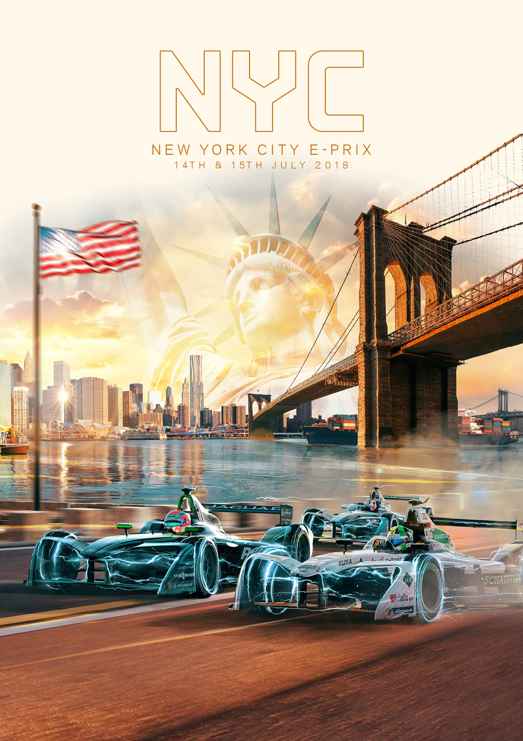 Formula E — Season 4 posters — 10 pieces
